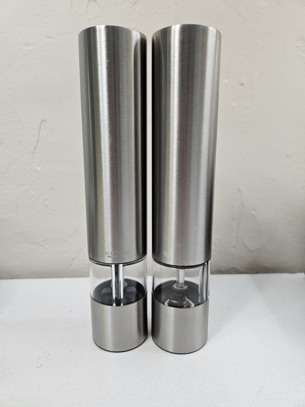 Cole & Mason Electric Salt & Pepper Mills, 8"